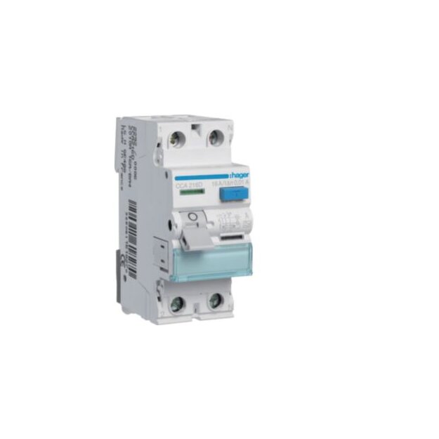 Hager CCA216D FI-Schalter 2-polig 6kA 16A 10mA Typ A