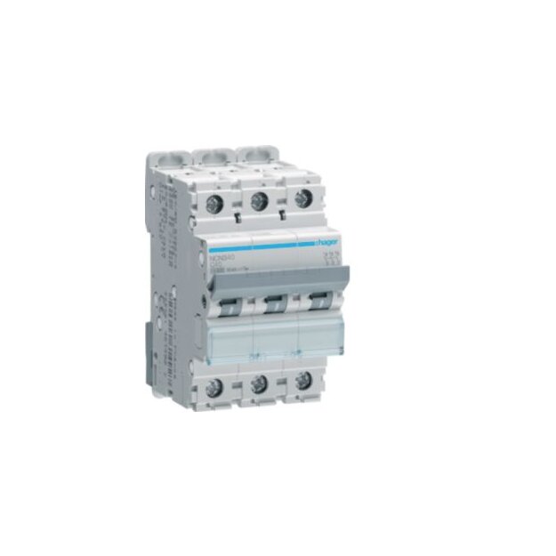 Hager NCN340 LS-Schalter 3-polig 10kA C-40A 3M
