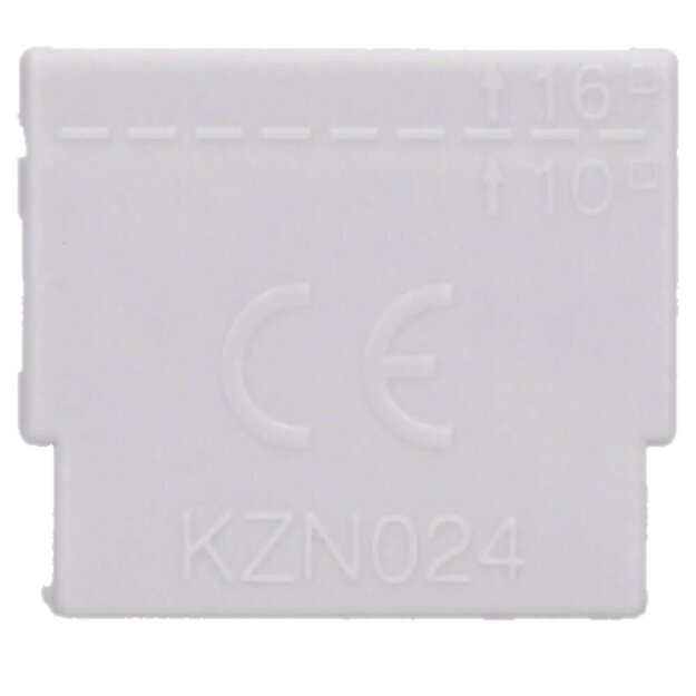 Hager KZN024 Endkappe für Phasenschiene 4-polig