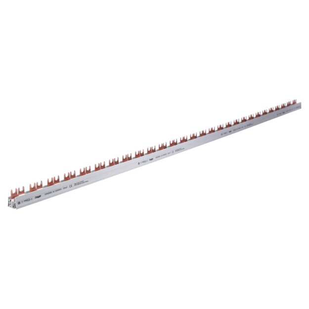 Hager KDN263B Phasenschiene 2-polig Gabel 10mm² 63A 57M