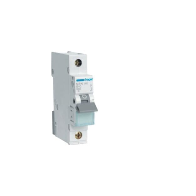 Hager MBN140 LS-Schalter 1-polig 6kA B-40A 1M