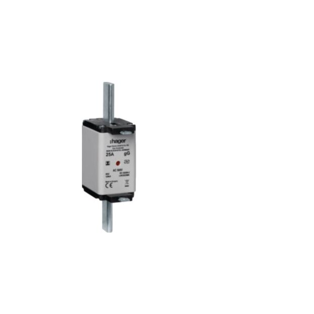 Hager LNH2025MK NH-Sicherung NH2C gG 500V 25A Iso-Griff