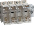 Hager HFD440 Schalter mit Sicherung 4-polig - 400 A T2
