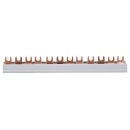 Hager KDN463A Phasenschiene 4-polig Gabel 10mm² 63A 12M