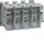 Hager HFD463 Schalter mit Sicherung 4-polig - 630 A T3