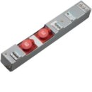 Hager ZAH002L Steckdosenleiste 2xCEE 16A 5-polig