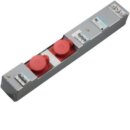 Hager ZAH001L Steckdosenleiste 2xCEE 32A 5-polig
