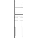 Hager ZU32ME Einbausatz eHZ Höhe 1050mm 1-feldig