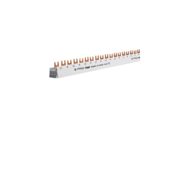Hager KDN451E Phasenschiene 3-polig +N Gabel 16mm² 80A 57M