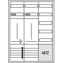 Hager ZB331X25 KS 2ZP VF 5-reihig APZ universZ 1100x800x205