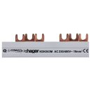 Hager KDN363M Phasenschiene 3-polig Gabel 10mm² 63A 6M