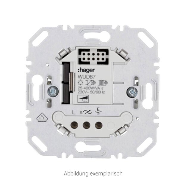 Hager WYS407B Steckdose SCHUKO mit LED-Licht Anthrazit