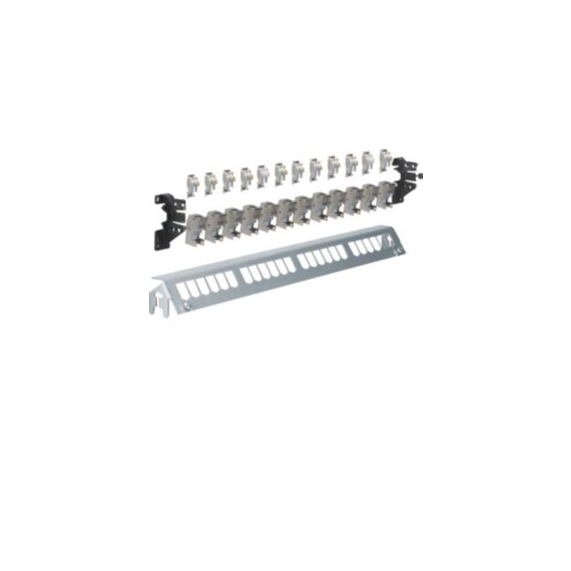 Hager FZ24MM Patch-Panel E-Dat 24-fach +12 Module