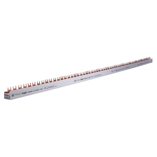 Hager KDN480B Phasenschiene 4-polig Gabel 16mm² 80A 57M