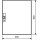 Hager FWB42D Feldverteiler AP 2x4 Reihen Leergehäuse