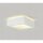 SLV 148002 Deckenleuchte GL 104 E27 eckig weiss Gips 2x 25W