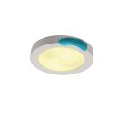 SLV 148001 Deckenleuchte GL 105 E27 rund weiss Gips 2x 25W