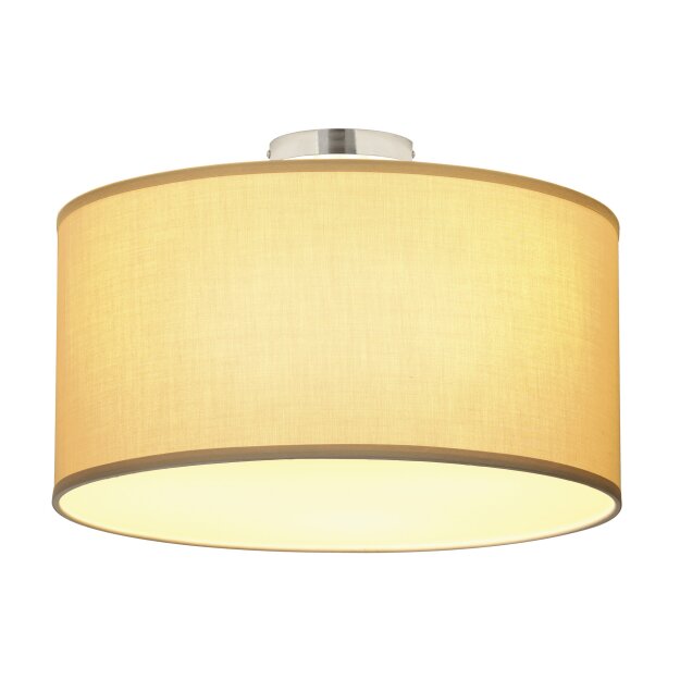 SLV 155373 Deckenleuchte SOPRANA CL-1 rund beige E27 3x 60W