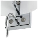 SLV 149452 LED-Wandleuchte COUPA FLEXLED chrom sat. G9 40W 3W 3000K