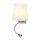 SLV 149452 LED-Wandleuchte COUPA FLEXLED chrom sat. G9 40W 3W 3000K