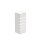 SLV 148010 Wandleuchte GL 100 SLOT eckig weiss Gips E14 40W
