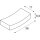SLV 148012 Wandleuchte GL 102 CURVE weiss Gips R7s 78mm 100W