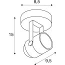 SLV 132020 Deckenleuchte SPOT 79 230V sw GU10 50W