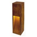 SLV 229410 Pollerleuchte RUSTY SLOT 50 eisen rost E27 11W IP44