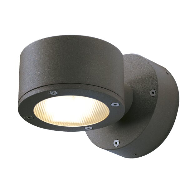 SLV 230355 Wandleuchte SITRA WALL anthrazit GX53 9W IP44
