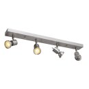 SLV 147444 Wand- / Deckenleuchte ASTO IV alu-brushed 4xGU10 Spot 75W