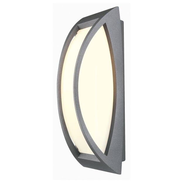 SLV 230445 Wandleuchte MERIDIAN 2 anthrazit E27 25W IP54