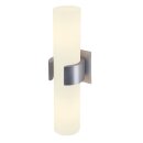 SLV 147529 Wandleuchte DENA II alu teilsatiniert 2xE14 40W
