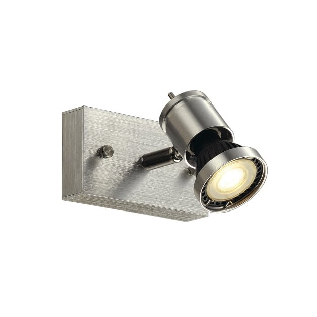 SLV 147441 Wand- / Deckenleuchte ASTO I alu brushed GU10 Spot 75W