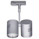 SLV 143432 Stromschienenstrahler BIMA II grau 2xGU10 50W 1P.