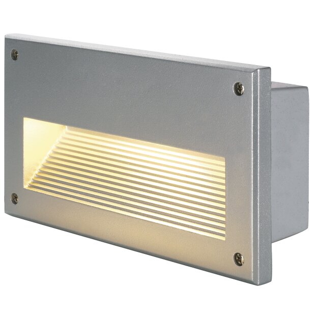 SLV 229062 Wandeinbauleuchte BRICK DOWNUNDER E14 grau max 40W IP44