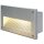 SLV 229062 Wandeinbauleuchte BRICK DOWNUNDER E14 grau max 40W IP44