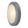 SLV 229072 Wand- / Deckenleuchte BULAN rund grau E14 60W sat. Glas
