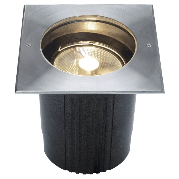 SLV 229234 Bodeneinbaustrahler DASARES111 eckig 316 75W IP67