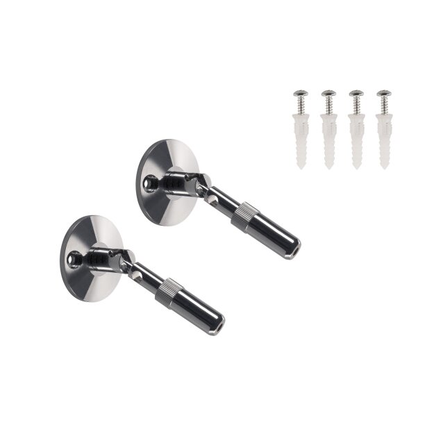 SLV 186312 Wandhalterung f. NV-Seilsystem chrom 10cm
