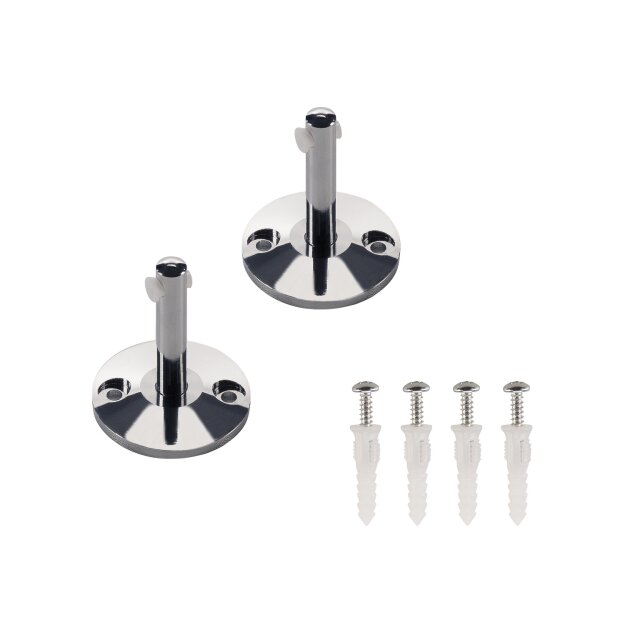 SLV 186332 Umlenker f. NV-Seilsystem chrom 2 Stk. 6cm