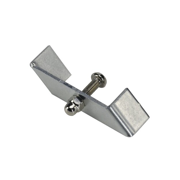SLV 143230 Befestigungsbügel f. 1-Phasen HV-Stromschiene nickel matt