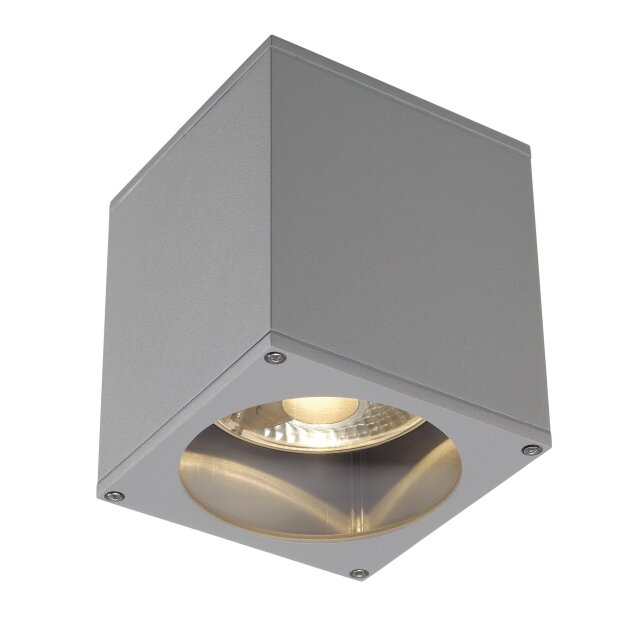 SLV 229554 Deckenleuchte BIGTHEO CEILING OUT eckig grau ES111 75W