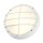 SLV 229081 Wand- / Deckenleuchte BULAN GRID rund weiss E27 2x 25W