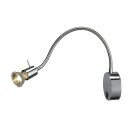 SLV 146692 Leseleuchte DIO FLEX PLATE chrom GU10 50W
