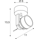 SLV 147551 Wand- / Deckenleuchte INDA SPOT GU10 mattweiss 50W