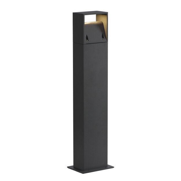 SLV 232125 LED-Pollerleuchte LOGS 70 eckig anthrazit 6W LED ww