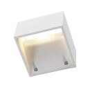 SLV 232101 LED-Wandleuchte LOGS WALL eckig weiss 6W ww