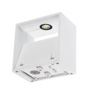 SLV 232101 LED-Wandleuchte LOGS WALL eckig weiss 6W ww