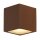 SLV 232537 Wandleuchte SITRA CUBE rostfarben GX53 9W