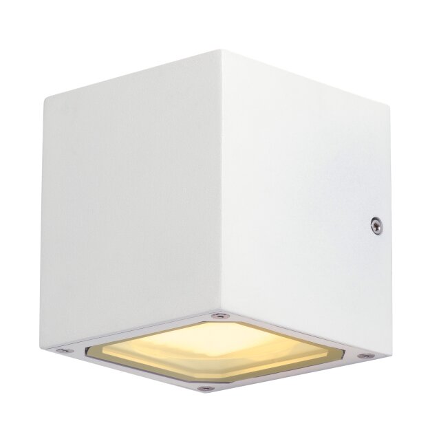SLV 232531 Wandleuchte SITRA CUBE weiss GX53 9W